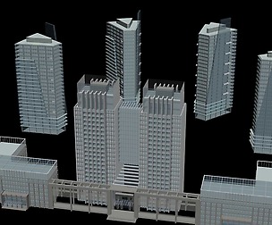 City office building avant-garde hotel  534