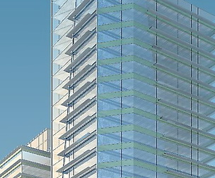 City office building avant-garde hotel  536