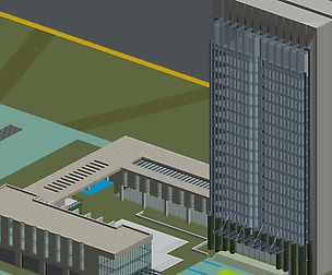 City office building avant-garde hotel  545