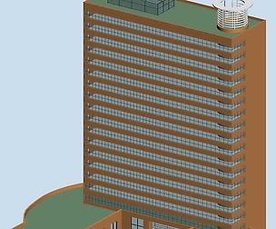 City office building avant-garde hotel  548