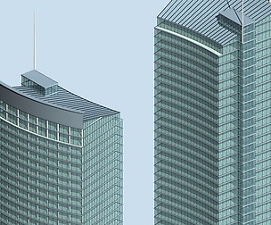 City office building avant-garde hotel  551