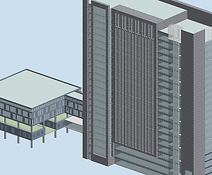 City office building avant-garde hotel  553