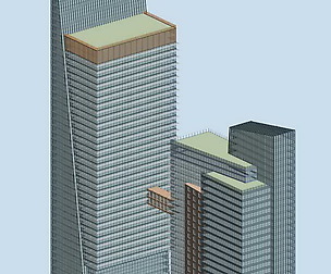 City office building avant-garde hotel  557