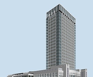 City office building avant-garde hotel  560