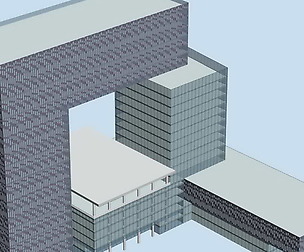City office building avant-garde hotel  562