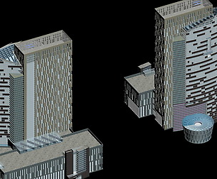 City office building avant-garde hotel  572