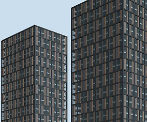 City office building avant-garde hotel  578