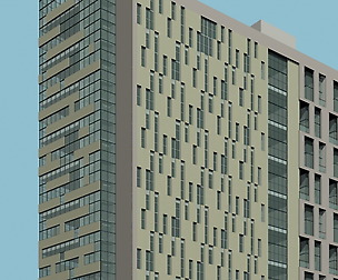 City office building avant-garde hotel  579