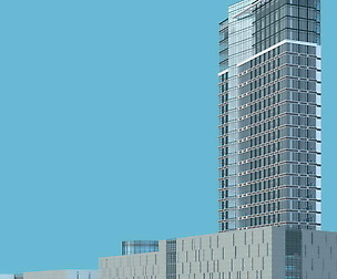 City office building avant-garde hotel  586