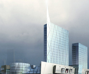 City office building avant-garde hotel  588
