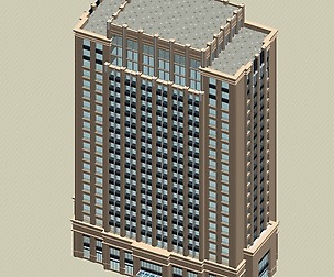City office building avant-garde hotel  591