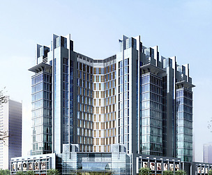 City office building avant-garde hotel  613