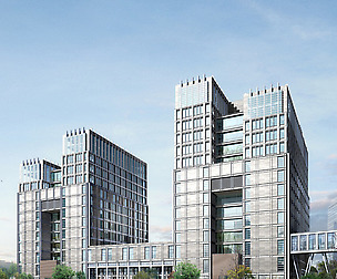 City office building avant-garde hotel  618