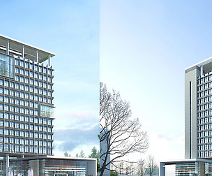 City office building avant-garde hotel  623