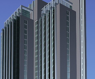 City office building avant-garde hotel  625