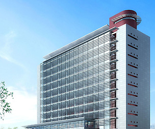 City office building avant-garde hotel  627
