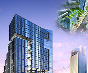 City office building avant-garde hotel  630