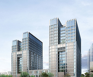 City office building avant-garde hotel  637