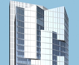 City office building avant-garde hotel  643