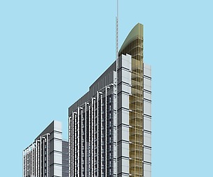 City office building avant-garde hotel  644