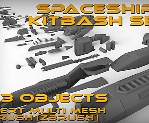 SpaceShip KitBash Set