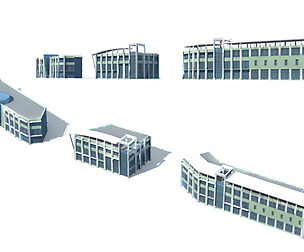 City office building avant-garde hotel  678
