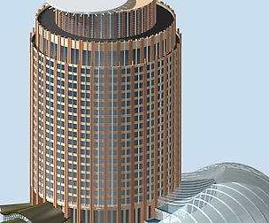City office building avant-garde hotel  521