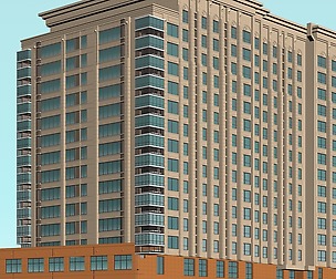City office building avant-garde hotel  501