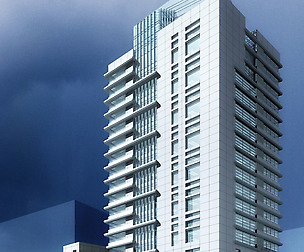 City office building avant-garde hotel  421