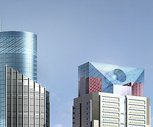 City office building avant-garde hotel  381