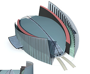 City office building avant-garde hotel  141