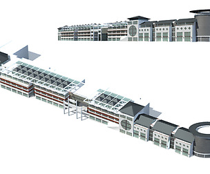 City office building avant-garde hotel  002