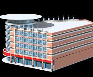 City planning office building fashion design - 02