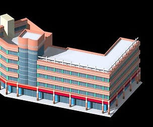 City planning office building fashion design - 14