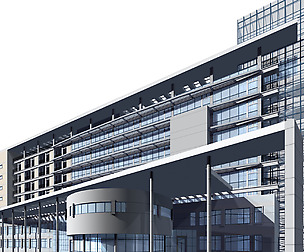 City planning office building fashion design - 16