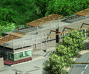 City planning office building fashion design - 112