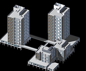 City planning office building fashion design - 113