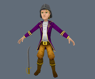 Low Poly Pirate