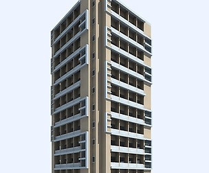 City planning office building fashion design - 120