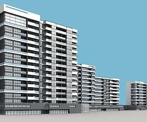City planning office building fashion design - 124