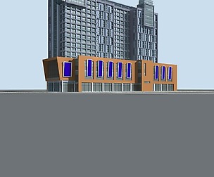 City planning office building fashion design - 127