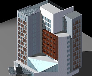 City planning office building fashion design - 130