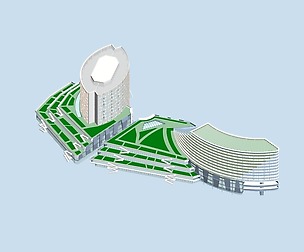 City planning office building fashion design - 138