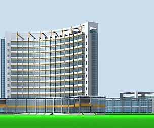 City planning office building fashion design - 140