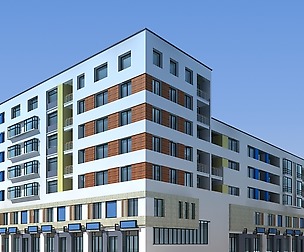 City planning office building fashion design - 141