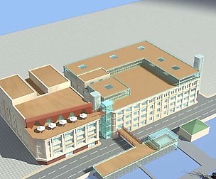 City planning office building fashion design - 144