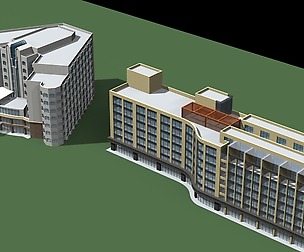 City planning office building fashion design - 158
