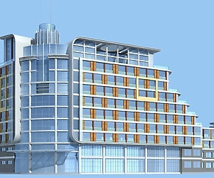 City planning office building fashion design - 161