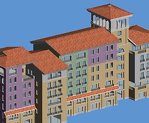 City planning office building fashion design - 168