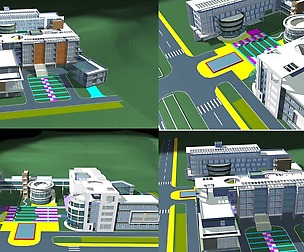 City planning office building fashion design - 171